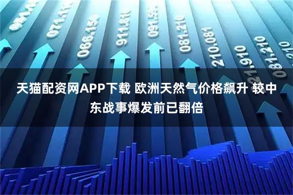 天猫配资网APP下载 欧洲天然气价格飙升 较中东战事爆发前已翻倍